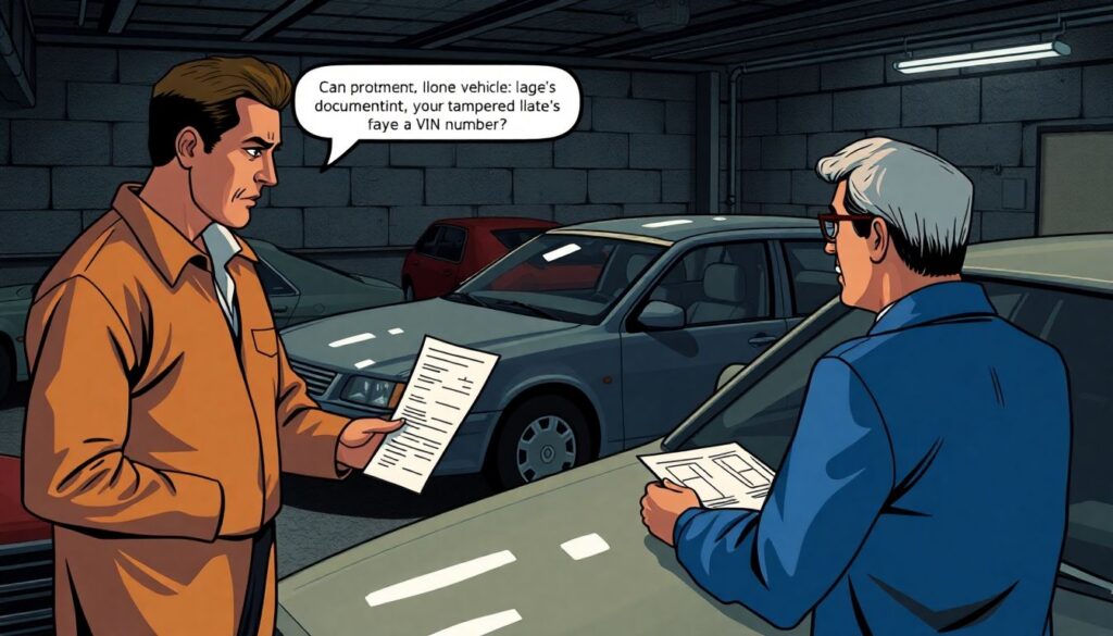 Как не купить двойника: сверка VIN-номеров и документов. - иллюстрация