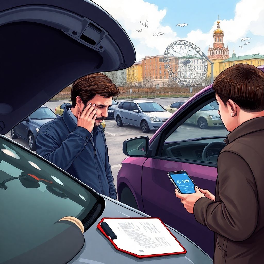 Как не купить двойника: сверка vin номеров и документов.