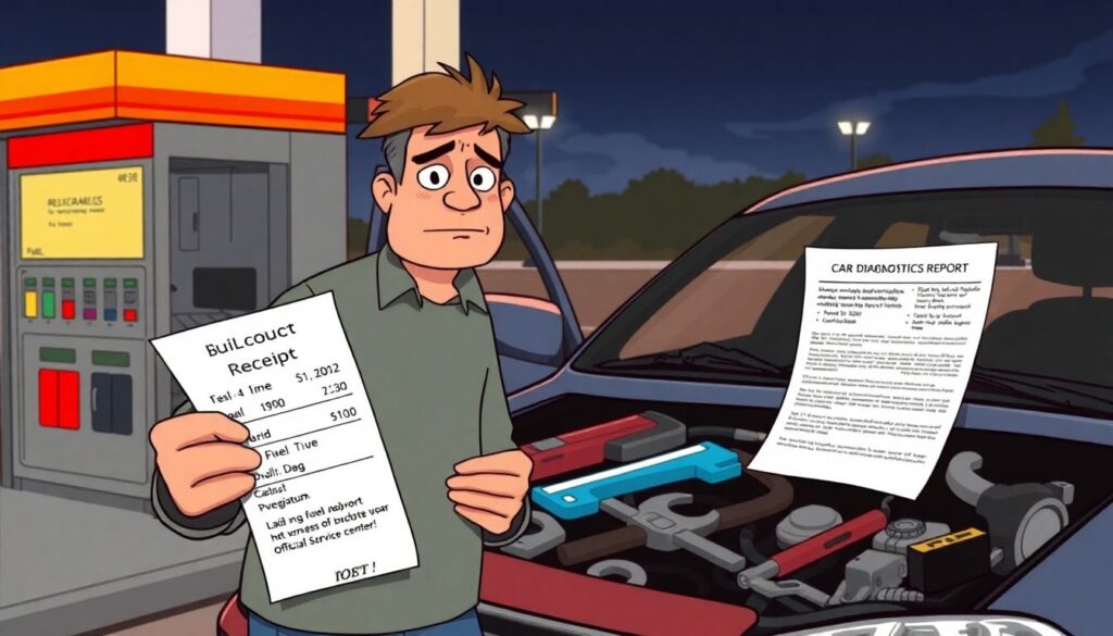 Как доказать, что автомобиль сломался из-за некачественного топлива. - иллюстрация