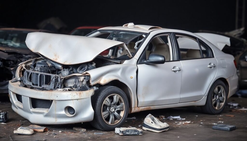 Что такое тотальная гибель автомобиля и как рассчитывается выплата. - иллюстрация