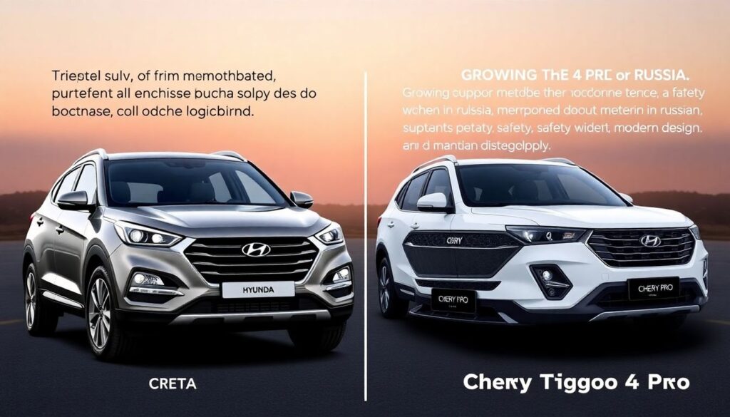 Chery tiggo 4 pro или б/у hyundai creta — что выгоднее выбрать в 2024 году Новый Chery Tiggo 4 Pro или подержанный Hyundai Creta: считаем выгоду. - иллюстрация