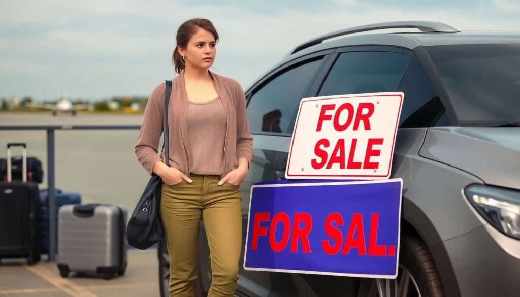 Как продать автомобиль перед отъездом за границу быстро и выгодно Как продать автомобиль, если вы уезжаете за границу надолго. - иллюстрация