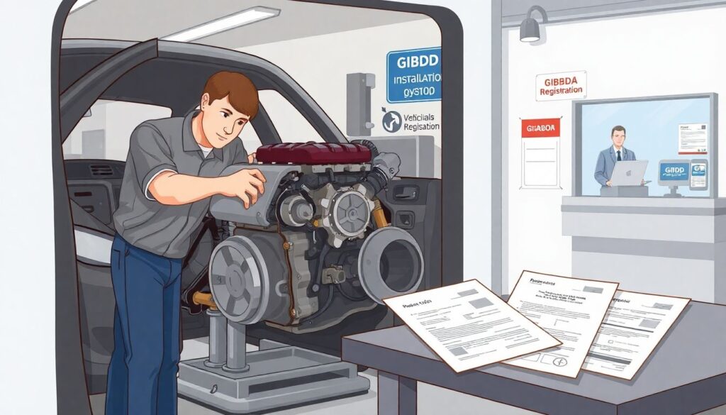 Как продать машину, если в ней заменен двигатель. - иллюстрация