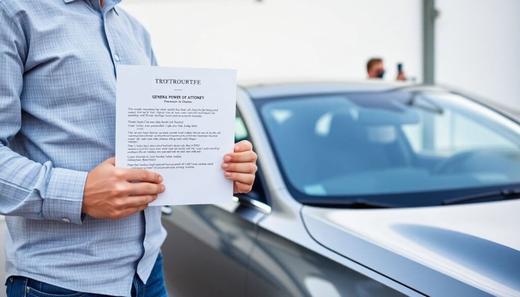 Как продать машину, если вы не можете присутствовать на сделке. - иллюстрация