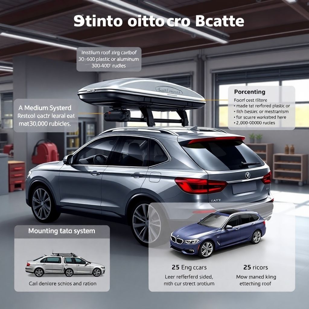 Расходы на установку багажного бокса на крышу.