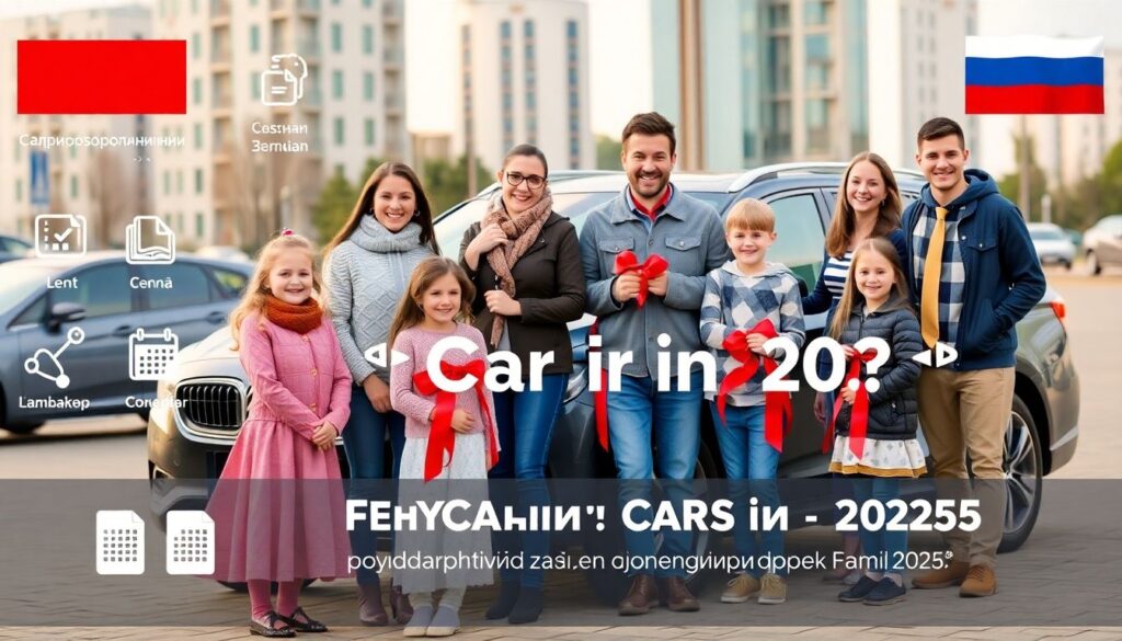 Госпрограмма Семейный автомобиль: кто может воспользоваться в 2025 году. - иллюстрация
