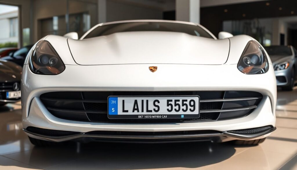 Как продать автомобиль, если на нем установлены красивые номера. - иллюстрация