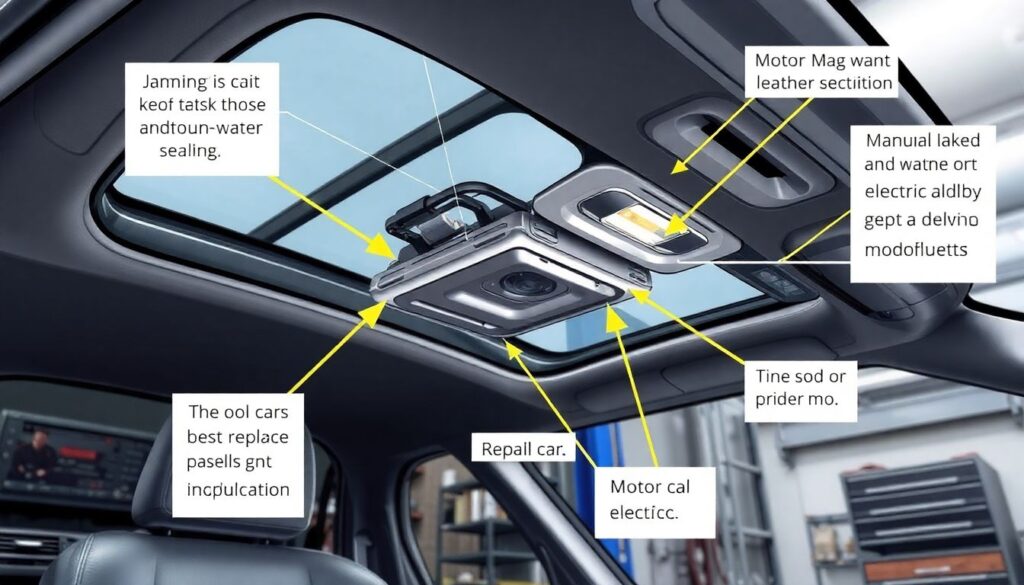 Расходы на ремонт и обслуживание панорамной крыши или люка. - иллюстрация