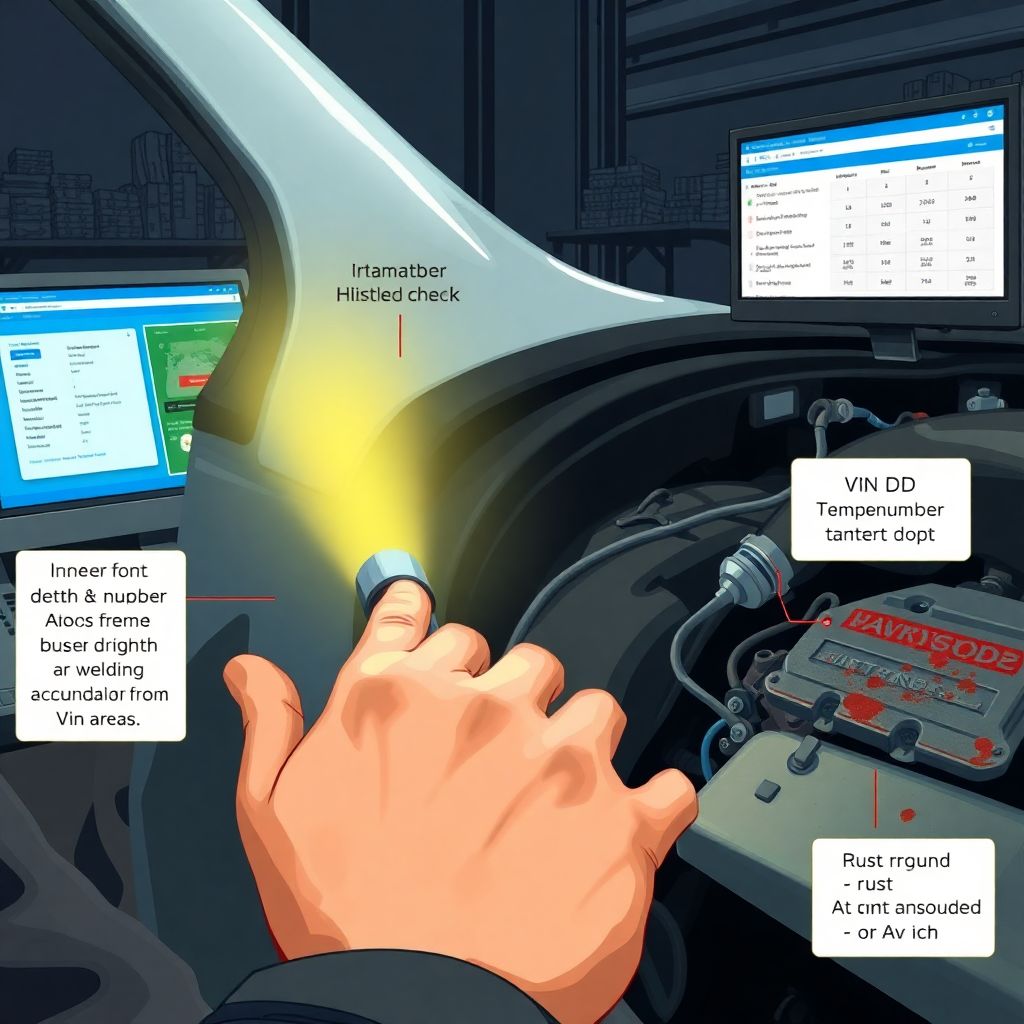 Как проверить, не перебиты ли номера кузова и двигателя.