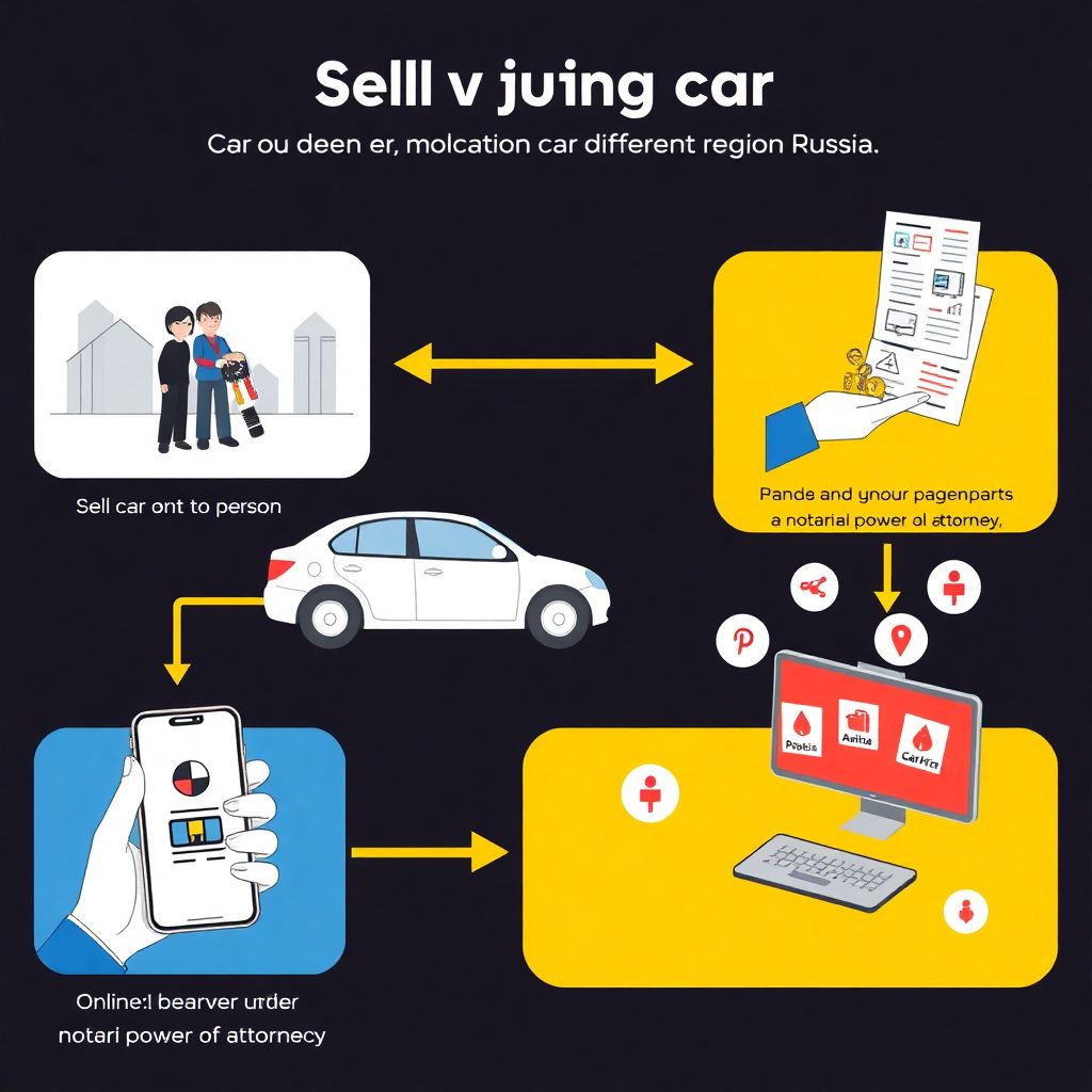 Как продать автомобиль, если вы переехали в другой регион.