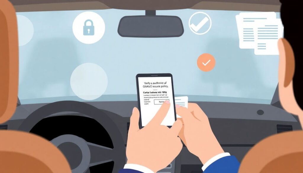 Проверка полиса ОСАГО на подлинность через базу РСА. - иллюстрация