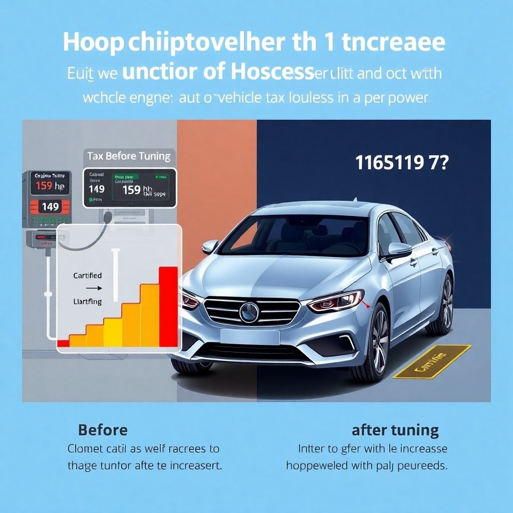 Как изменится транспортный налог, если увеличить мощность двигателя (чип тюнинг).